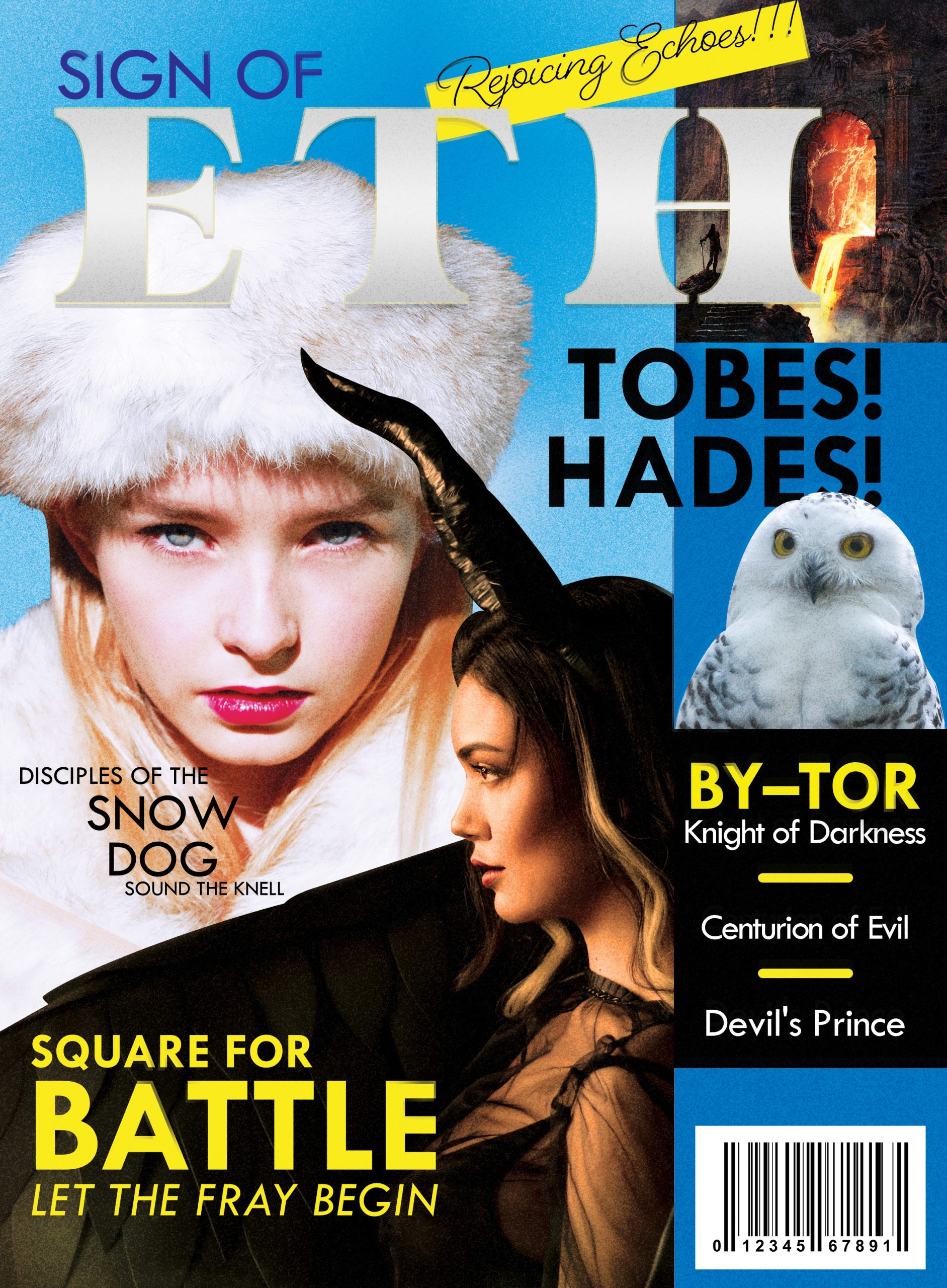 A magazine cover based on bytor and the snow dog